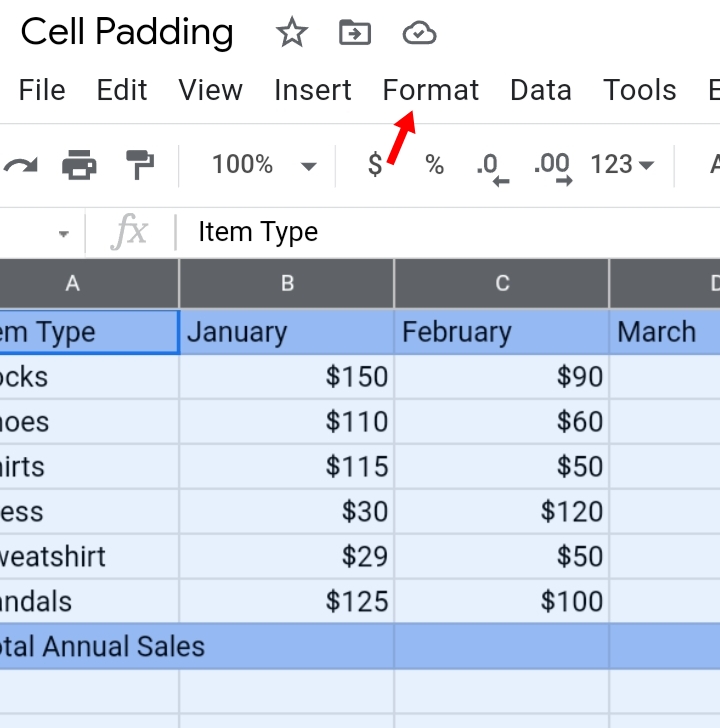 12 How to Change Cell Padding in Google Sheets