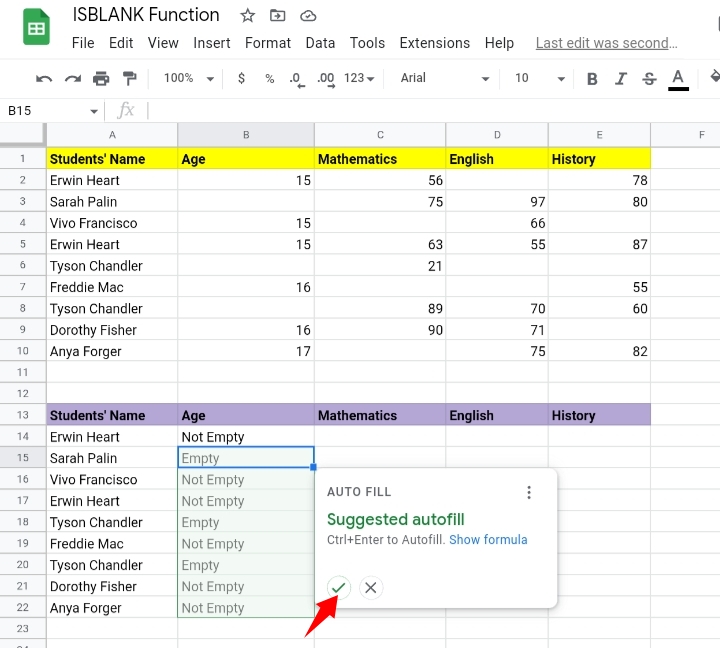 12How To Use Isblank Function In Google Sheets