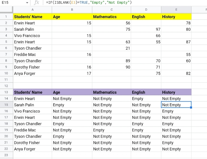 13How To Use Isblank Function In Google Sheets