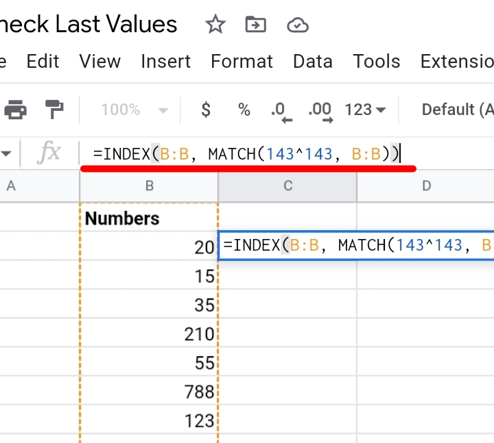 1How To Get The Last Value In A Column In Google Sheets