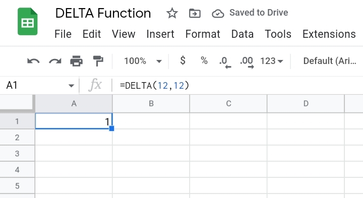 1How To Use The Delta Function In Google Sheets.