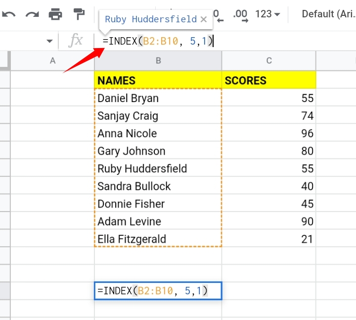 2 HOW TO USE INDEX MATCH FUNCTIONS IN GOOGLE SHEETS.