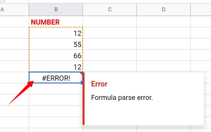 23 How to Fix Formula Parse Error in Google Sheets