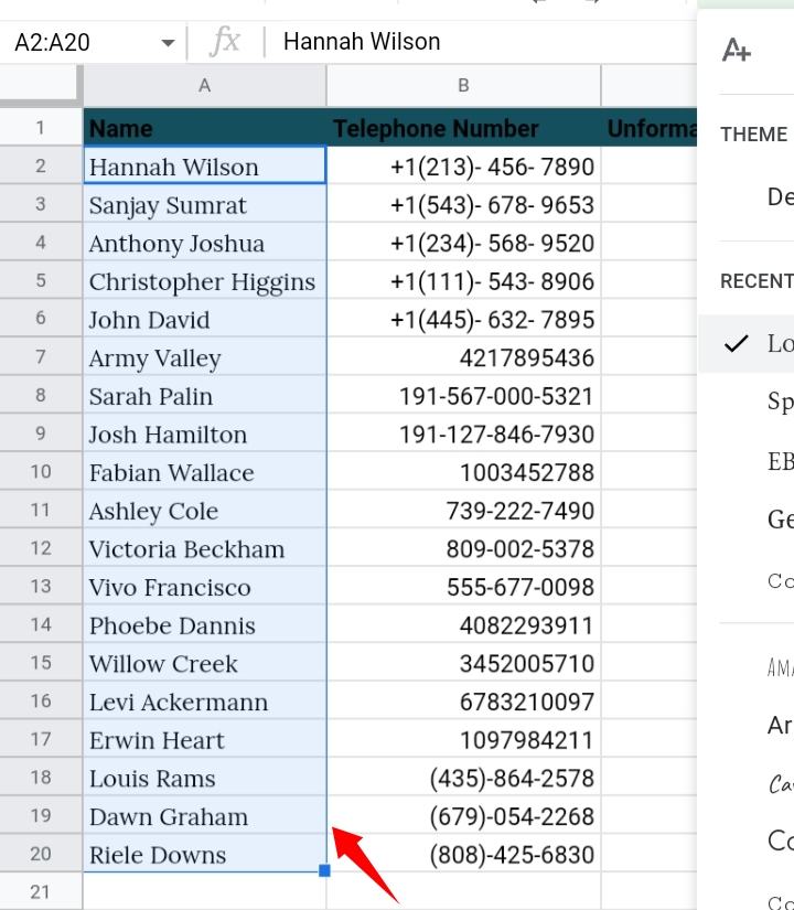 24How To Change The Default Font In Google Sheets