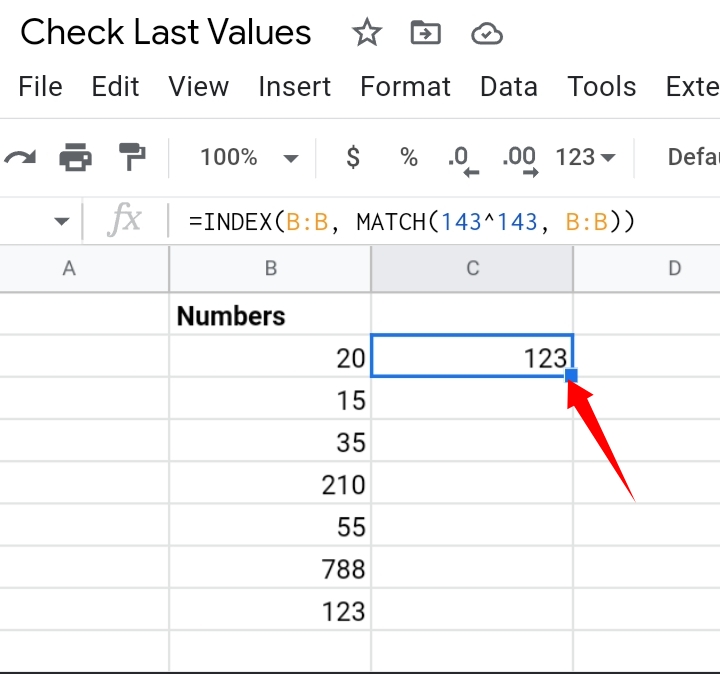 2How To Get The Last Value In A Column In Google Sheets