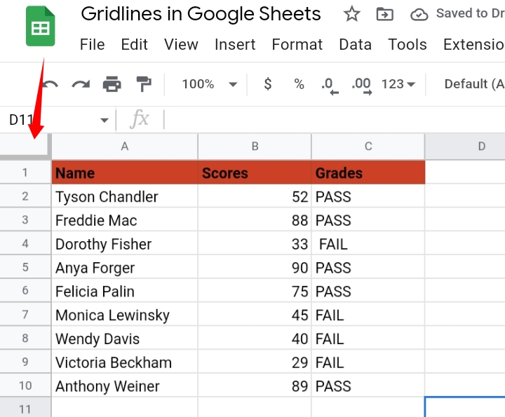 2How To Hide And Show Gridlines In Google Sheets