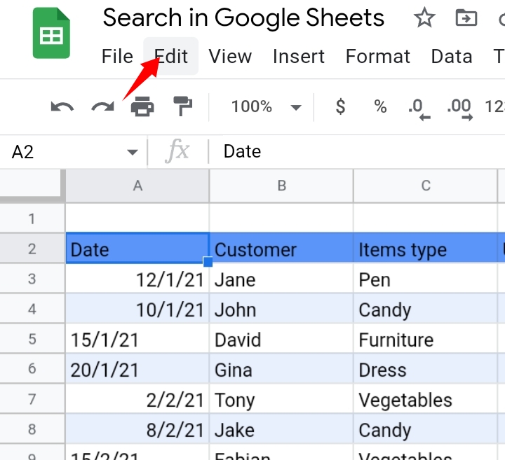 2How To Search In Google Sheets