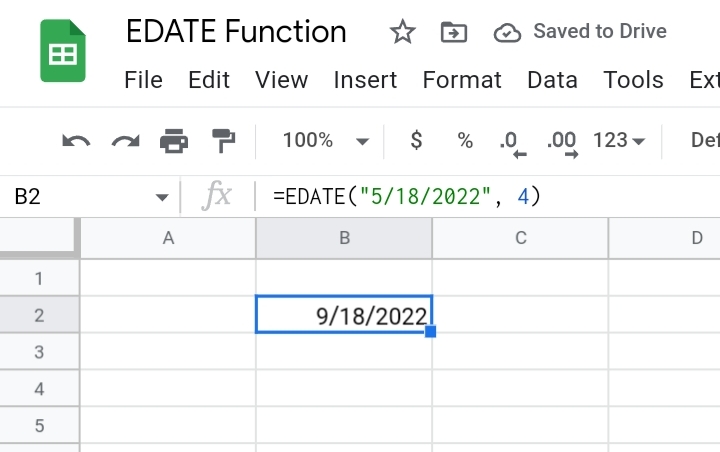 2How-To-Use-The-Edate-Function-In-Google-Sheets