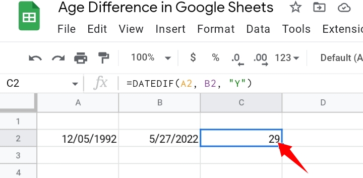 3How To Calculate Ages In Google Sheets