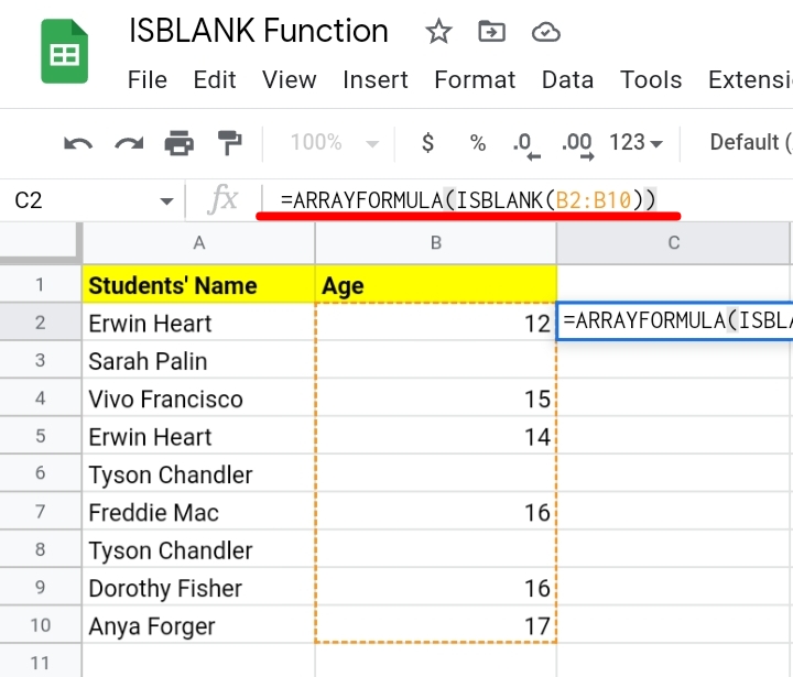 5How To Use Isblank Function In Google Sheets