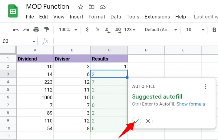 5How To Use The Mod Function In Google Sheets