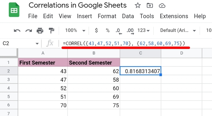 6How To Find Correlation In Google Sheets