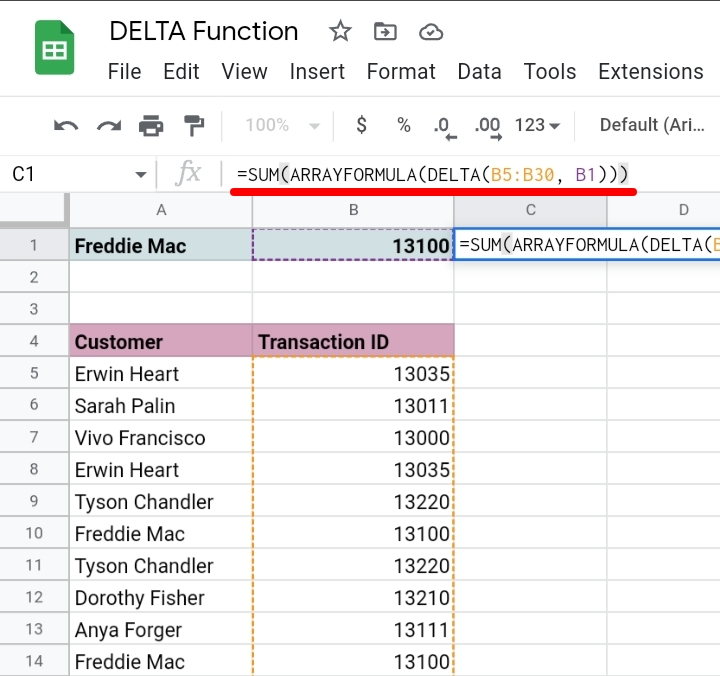 6How To Use The Delta Function In Google Sheets.