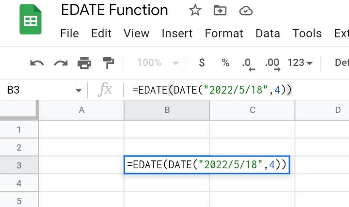 6How-To-Use-The-Edate-Function-In-Google-Sheets