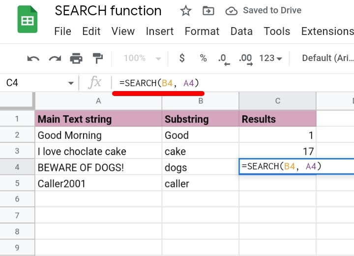 6How To Use The Search Function In Google Sheets.