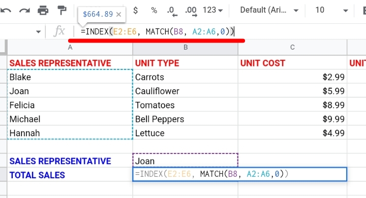 7 HOW TO USE INDEX MATCH FUNCTIONS IN GOOGLE SHEETS.