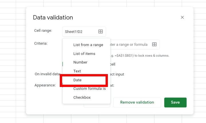 7How To Add A Date Picker In Google Sheets