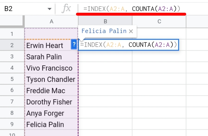 7How To Get The Last Value In A Column In Google Sheets