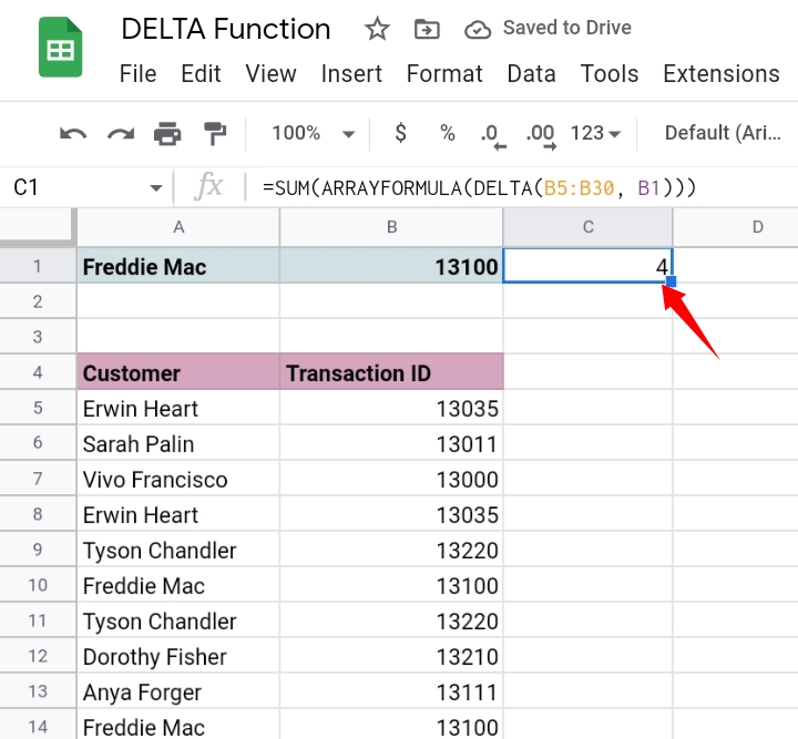 7How To Use The Delta Function In Google Sheets.