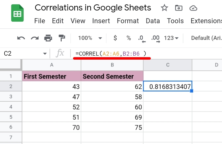 8How To Find Correlation In Google Sheets