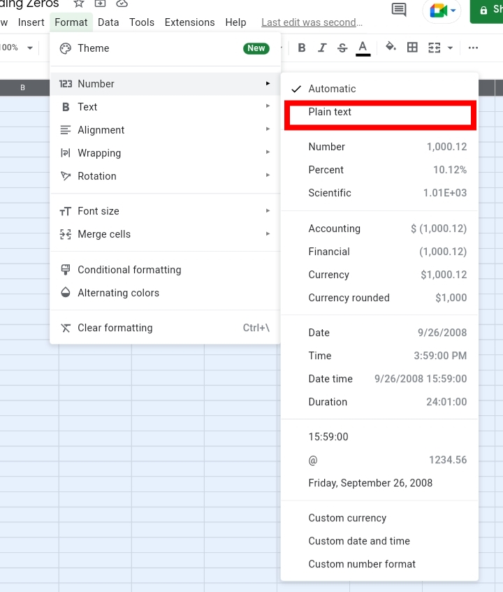 8How To Stop Google Sheets From Deleting Leading Zeros