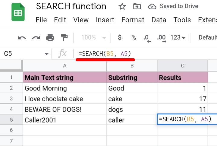 8How To Use The Search Function In Google Sheets.