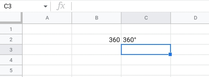 13 How to Insert a Degree Symbol in Google Sheets