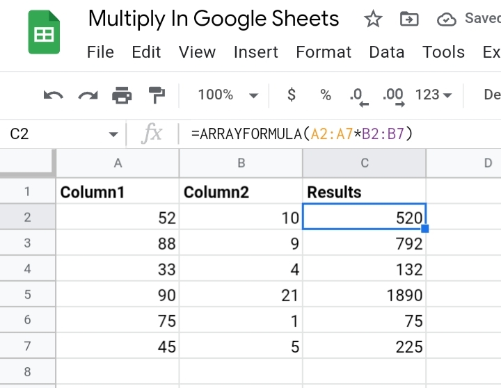 15 How To Multiply In Google Sheets