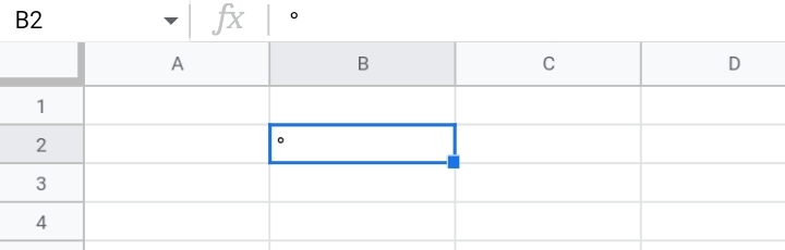 16 How to Insert a Degree Symbol in Google Sheets