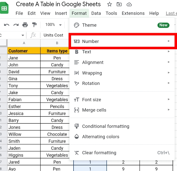 17How To Make A Table In Google Sheets