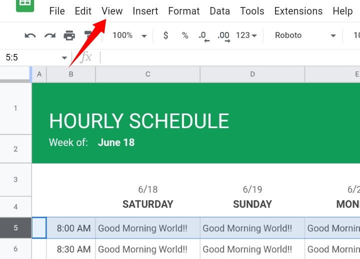 18 How To Make A Schedule In Google Sheets