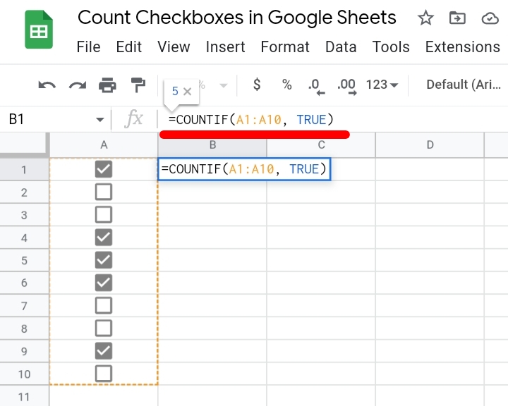 how-to-count-checkboxes-in-google-sheets-easy-way-2022