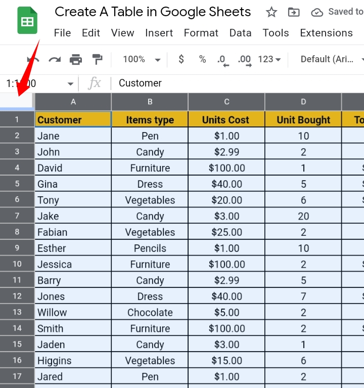 20How To Make A Table In Google Sheets