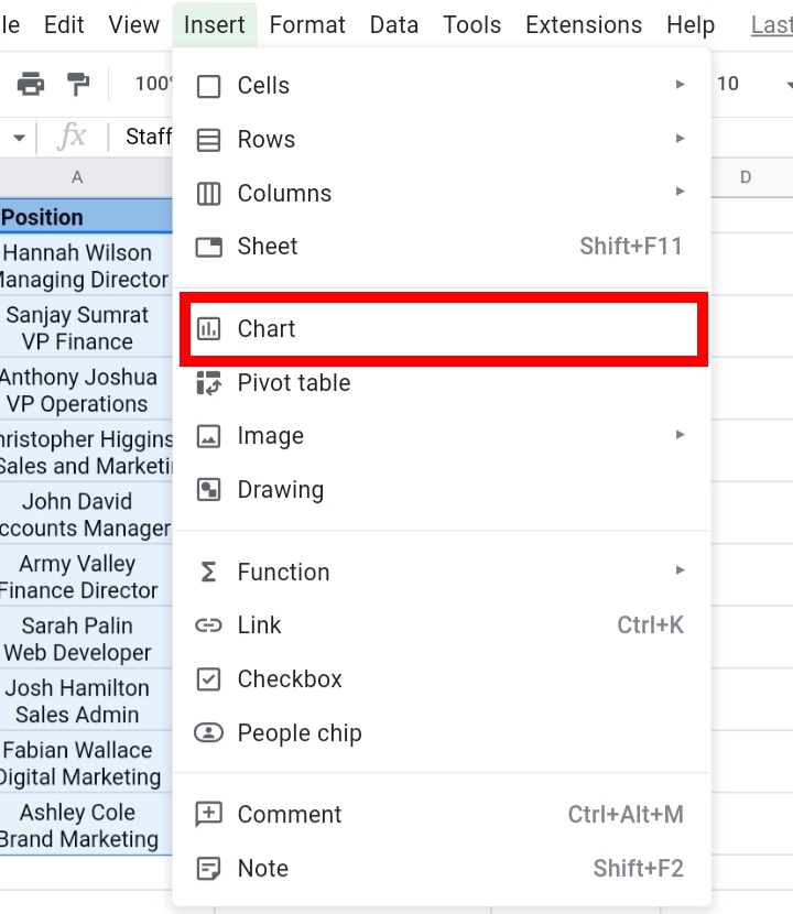 22 How To Create An Org Chart In Google Sheets