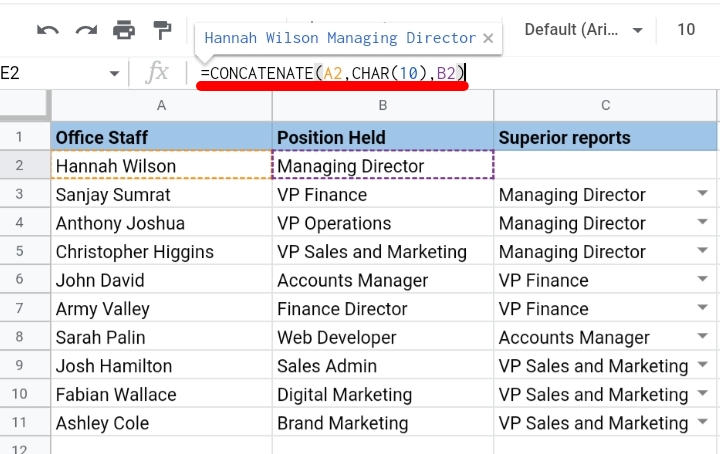 27 How To Create An Org Chart In Google Sheets