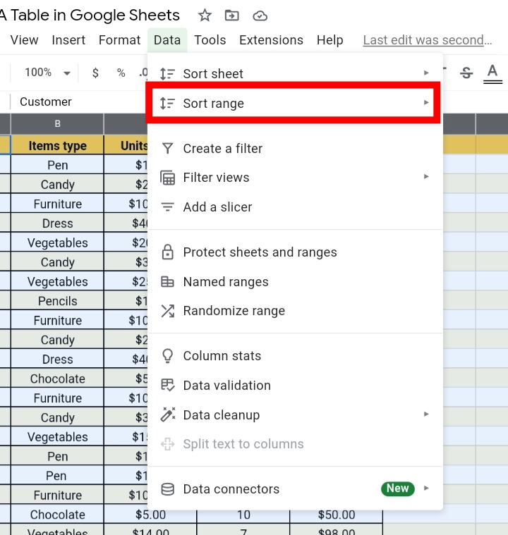 28How To Make A Table In Google Sheets