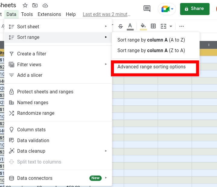 29How To Make A Table In Google Sheets