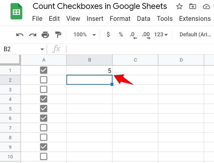 how-to-count-checkboxes-in-google-sheets-easy-way-2022