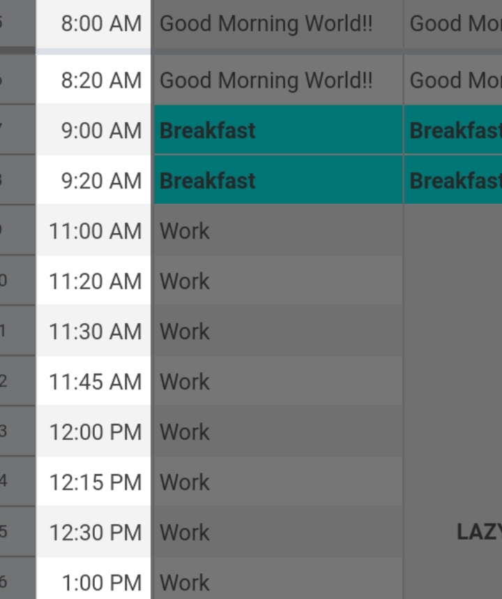 30 How To Make A Schedule In Google Sheets