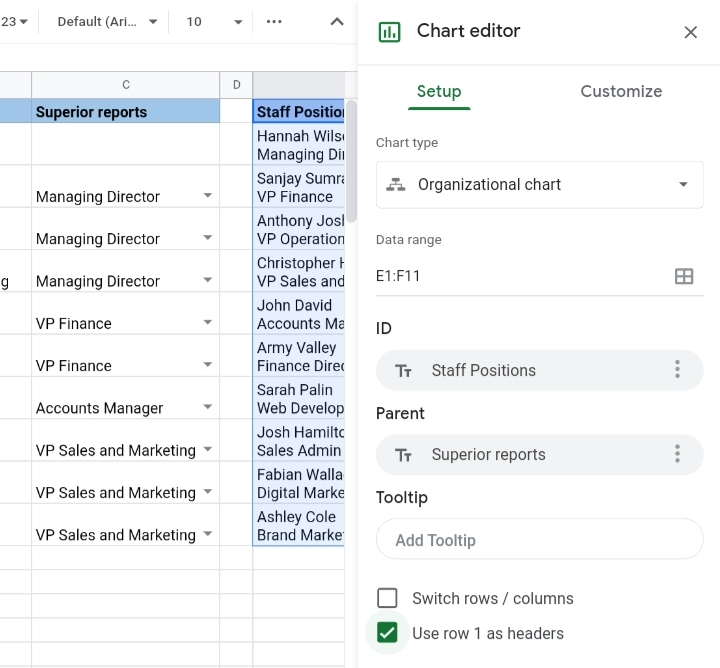 34 How To Create An Org Chart In Google Sheets