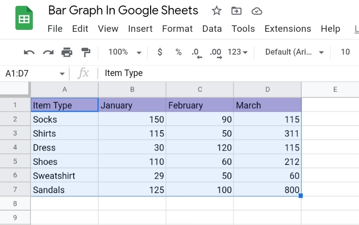 34 How To Make A Bar Graph In Google Sheets