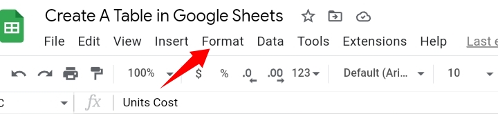 34How To Make A Table In Google Sheets