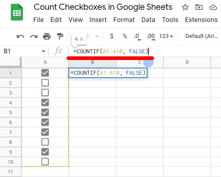 4 How To Count Checkboxes In Google Sheets