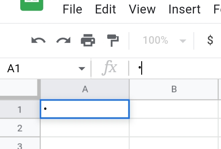 4 How To Insert Bullet Points In Google Sheets