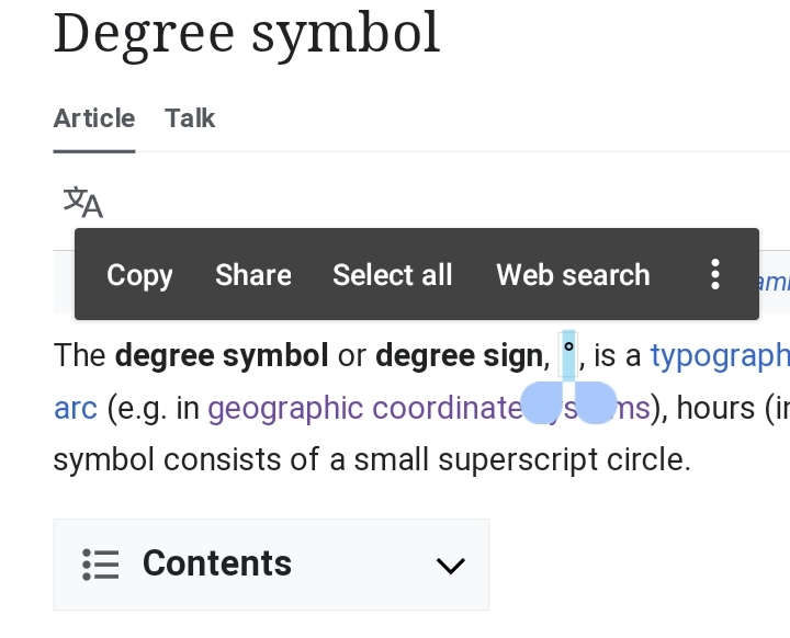 4 How to Insert a Degree Symbol in Google Sheets