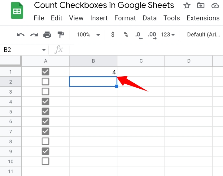 5 How To Count Checkboxes In Google Sheets