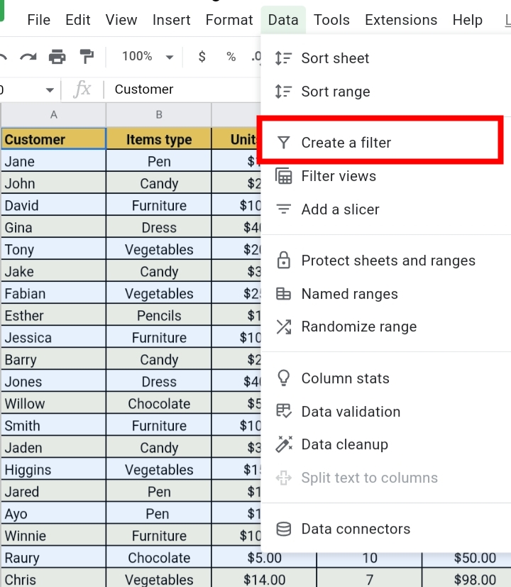 50How To Make A Table In Google Sheets