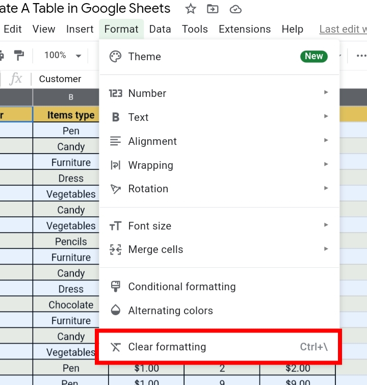 54How To Make A Table In Google Sheets