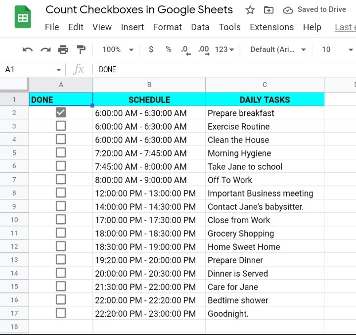 6 How To Count Checkboxes In Google Sheets