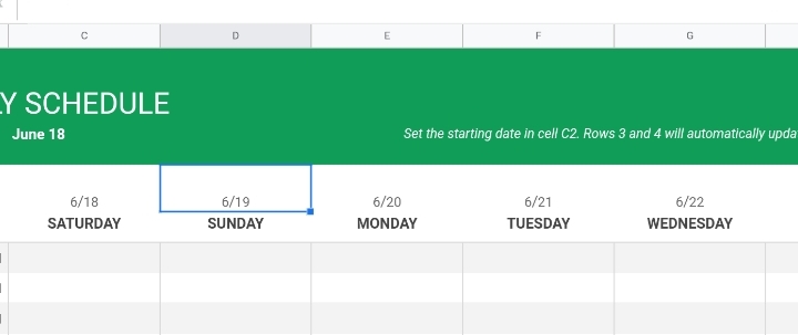 6 How To Make A Schedule In Google Sheets